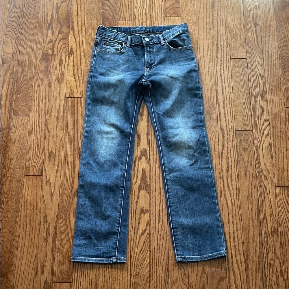 GAP Straight Leg Medium Wash Jeans Boy’s Sz 10 Regular